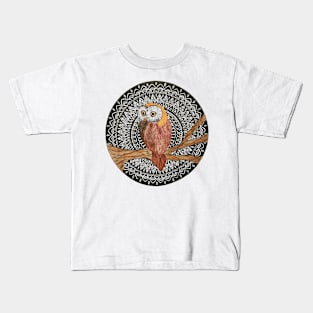 Owl Mandala Kids T-Shirt